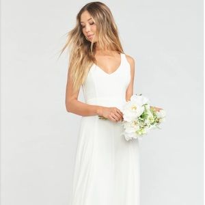 Show me your mumu - Jenn maxi dress - wedding cake chiffon - XXS